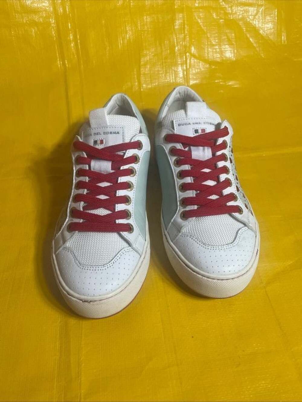 Duca Del Cosma Women's Golf Shoes Spikeless Leather [ Size 6] Hearts/Love. EUC